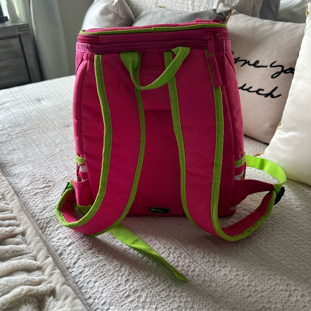 Palm Tree Striped Backpack - Picture 4 of 12